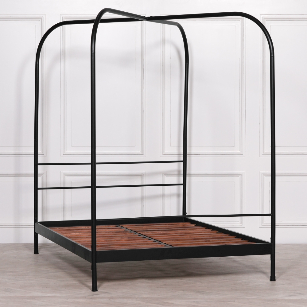 Product photograph of Stedman Black 5ft King Size Bed from Choice Furniture Superstore.